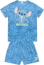 Conjunto Fakini Kids 10.25.02745 - Lilo & Stitch - Azul