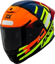 Capacete para Moto Axxis Hummer s Pipe A3 - Tamanho XL (61-62) - Gloss Flour Yellow