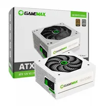 Fonte 1050W Gamemax GM-1050 80P Silver F-Mod Branco  Fonte 1050W...
