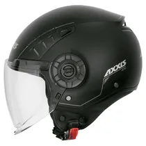 Capacete Axxis Metro s Solid V2 A1 - Aberto - Tamanho M - Matt Black  Capacete Ax...