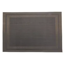 Individual de Mesa Preto c/ Dourado 45X30CM
