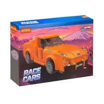 Juguete de Construcción Cogo Race Cars Pull Back 3441 186 Piezas