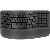 Teclado Sem Fio Logitech Wave Keys  Preto Grafite (920-012278)