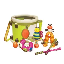 Battat Musical Tambor Parum Pum Y Accesorios Plastico +2 Años Multicolor