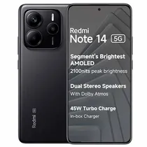 Smartphone Xiaomi Redmi Note 14 5G 256GB 8GB Ram DS - Black Global