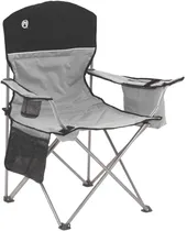 Cadeira Dobrável com Cooler Coleman 2000034873 Cooler Quad Chair - Preto/Cinza