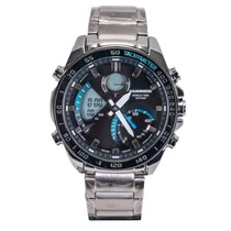Relógio Masculino Analógico e Digital Hummer WH2-224211 - Metal Prateado