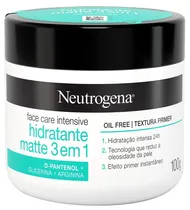 Creme Facial Neutrogena Hidratante Mate 3 Em 1 - 100G