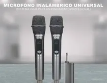 Ecopower Microfono Inalambrico EP-M605 2MIC Negro