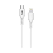 Cable Hye HYE30L USB-C A Lightning 1M Blanco