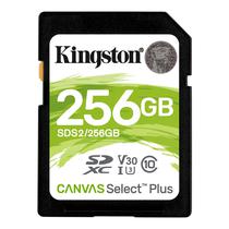 Cartao de Memoria SD Kingston Canvas Select Plus 256GB 100MBS  SDS2/256GB