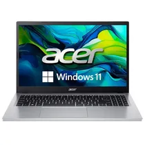 Notebook Acer Aspire Go AG15-31P-3947, Intel Core i3-N305 1.8GHZ, 8GB Ram, 128GB Ufs, Tela 15.6" Full HD, Pure Prata, Windows 11 Home, Inglês  Notebook Ac...