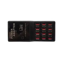 Carregador USB Sate A-R21 12P 65W 12EN1 Negro