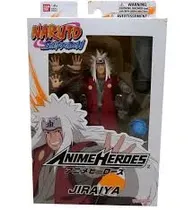 Bandai Figuras Anime Heroes Naruto - Jiraiya Plastico 4+ Años Multicolor
