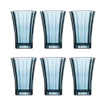 Set de Vasos Pasabahce Diamond 52400 110ML Celeste 6 Piezas