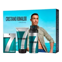 Kit Perfume + Body Spray + Gel de Banho Corporal Cristiano Ronaldo Origins - Masculino - 100ML + 150ML + 150ML
