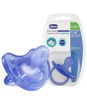 Chicco Nursery Chupete Todo Silicona 6-16M 1 PZ Silicona 6-16M Lila