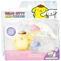 Jazwares Hello Kitty Pack 2" Fig.Cinnamoroll Y Pompompurin