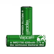 Bateria Vape Vapcell 21700 4200MAH 30A