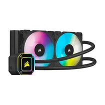 Cooler Cpu Water Corsair H100I Elite Capellix XT CW-9060068-WW Liquid, RGB, Preto, 240MM, Intel 115X/ 1200/ 1700/ 1851/ 2011/ 2066, AMD AM4/ AM5/ STR4/ STR5