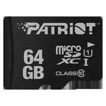 Cartao de Memoria Micro SD Patriot LX Series 64GB 80MBS - PSF64GMDC10