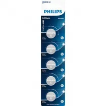 Pilha CR2032 Philips 3V Lithium - PACK-5