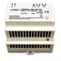 Fonte de Alimentacao 24V 1.5A 35W DR-35-24 Iuron