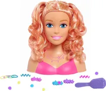 Boneca Barbie Small Styling Head Blonde Hair - 63768 (17 Peças)