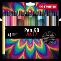 Caneta Stabilo Pen 68 6824-1-20 (24 Cores)
