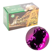Luzes Pisca Pisca 100LED 7M 220V Fúcsia