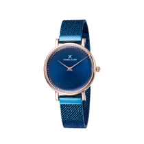 Relógio Analógico Feminino Daniel Klein Fiord DK11988-6 - Azul/Dourado