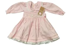 Zianna Vestido Smock Rosa 12 A 9 Meses