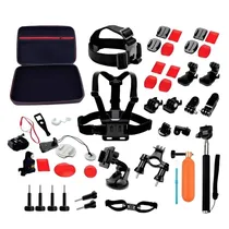 Kit Acessórios Quanta QTSCA700 3 Em 1 para Câmera de Ação - Preto