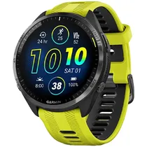 Relógio Garmin Forerunner 965 010-02809-12 com GPS/Bluetooth - Preto/Amarelo