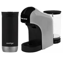 Cafeteira Megastar Multi Cápsulas CAF02G 1.400 Watts 220V ~ 50/60 HZ + Caneca Térmica Preta