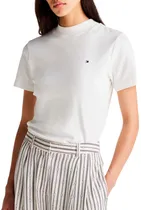 Camiseta Tommy Hilfiger WW0WW40586 YBL - Feminina