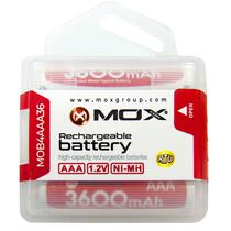 Pilha Mox MOB4AAA36 AAA 3600MAH/4 Unidades - Recarregavel