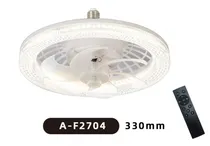 Ventilador de Teto Sate c/Luminaria A-F2704 E27 34W 90-265V  Ventilador ...