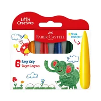Crayones Faber Castell Easy Grip Little Creatives 12 26 06 6 Unidades