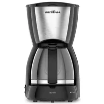 Cafeteira Britania BCF19A Inox Temp/18 Xícaras/220V - Preto