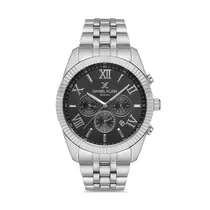 Relógio Analógico Masculino Daniel Klein Exclusive DK.1.12608-2 - Prata/Preto