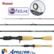 Sumax Pesca Vara Amazon Plus Cast SAPC-6.0XH Fibra de Carbono 1.80MTS s/C