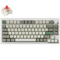 Teclado Gamer Mecanico Keychron Q1 Max RGB Sem Fio Switch Red - Branco (Ingles)