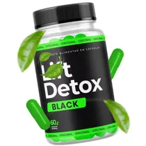 Doterra Vitamina Lift Detox Black 60 Capsulas Plastico Negro