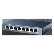 Hub Switch TP-Link TL-SG108 8 Portas Gigabit 1000 MBPS - Cinza