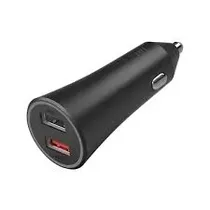 Devia Cargador Vehicular EA362 30W USB/USB-C Dual Black