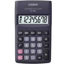 Calculadora Compacta Casio HL 815LBK - Preto