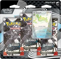 Cartas Pokémon Raio Preto Escarlate e Violeta - 10-10128-107 (19 Cartas)