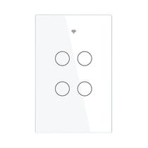 Interruptor de Luz Smart Moes ZS-US4-WH Zigbee White