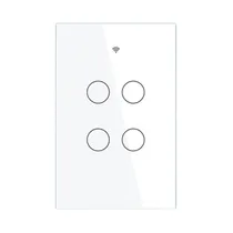 Interruptor de Luz Smart Moes ZS-US4-WH Zigbee White
